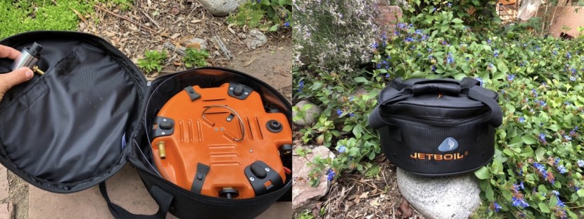 jetboil genesis basecamp - convenient handles on the stove body paired with a well-conceived...