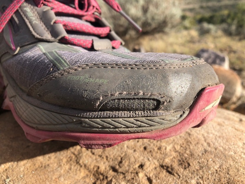 altra lone peak 4.0 for women - the tightly knit overlays in addition to a bomber toe cap with...