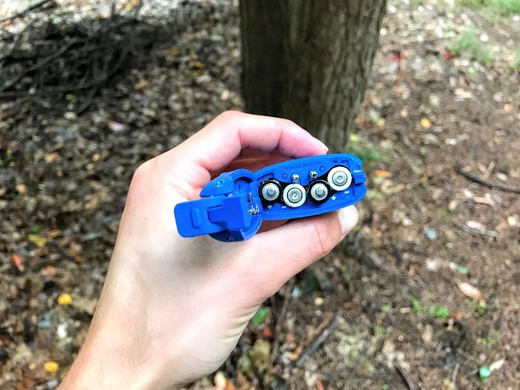 lantern - this compact model takes an army of aaa batteries to operate.