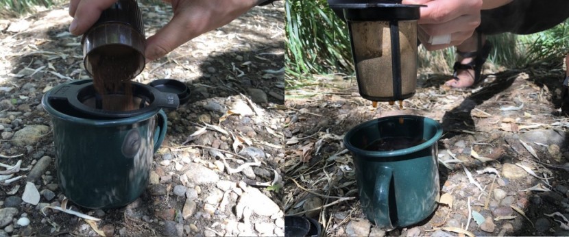 msr mugmate - the mugmate's lid can be used to cover everything while you're...