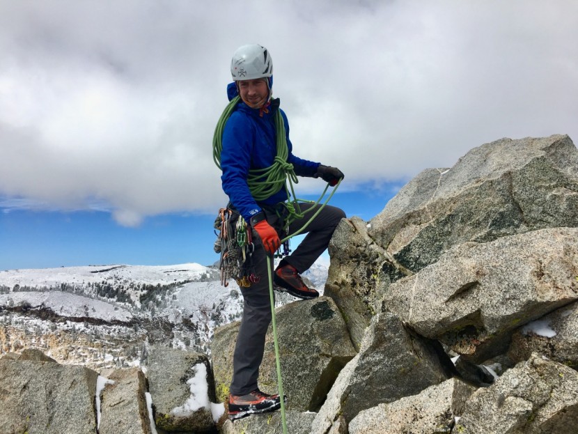 mountain hardwear touren - this heavier weight softshell is better suited for colder climbs...