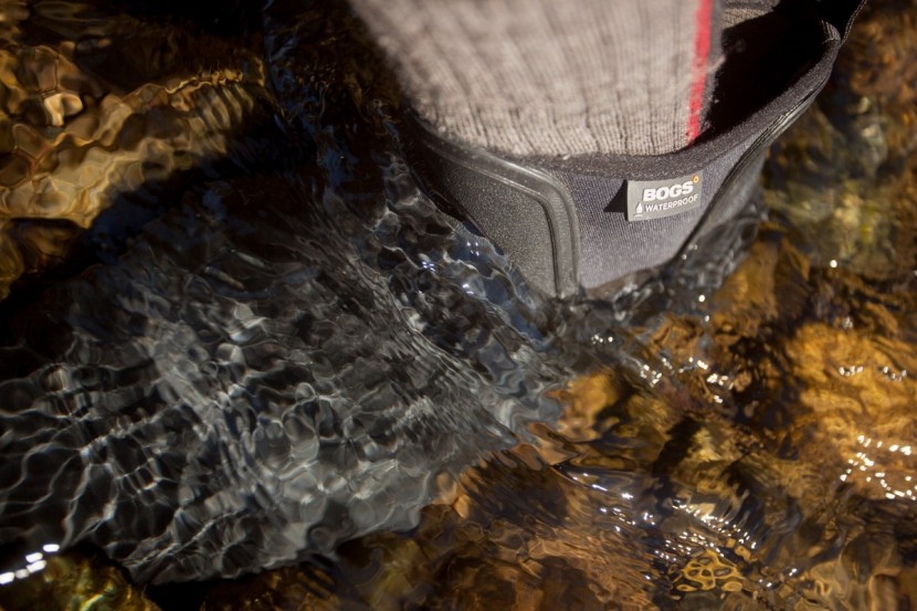 bogs carson - if we don't make any sudden movements we might get out dry...