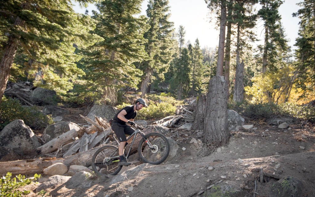 trek stache 9.7 - big wheels keep on rolling. the stache climbs very well.