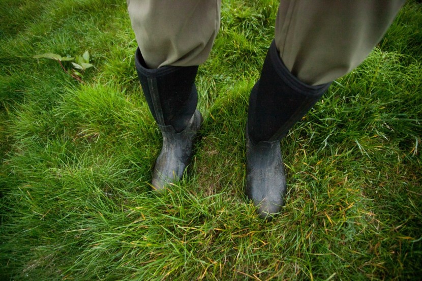 muck boot chore hi - style tends to go with context. these boots look at home on the farm...
