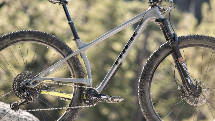 trek stache 9.7 - the stache 9.7's carbon fiber frame.