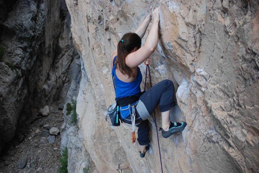 hiking pants women - climbing in the prana halle pants. these are a climber favorite...