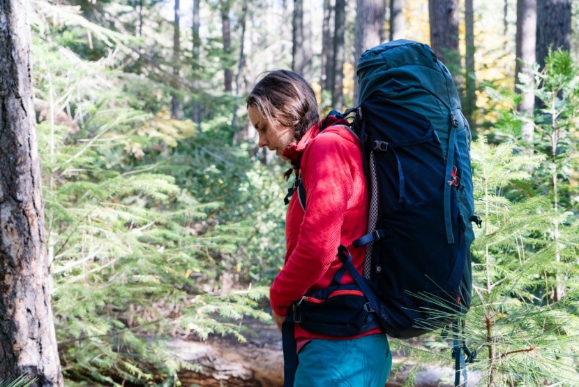 deuter aircontact lite 60+10 sl for women - the hip belt is comfortable and simple, though the straps were...