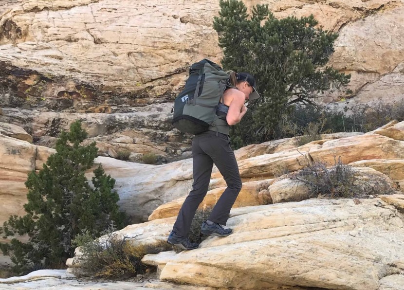 merrell siren edge q2 wp for women - testing out this pair with some weight in our pack. there isn't much...