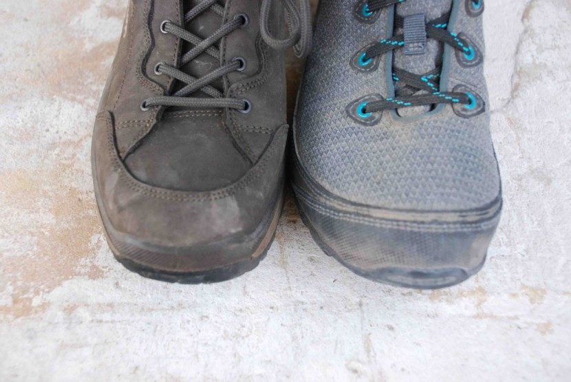 ahnu sugarpine ii wp for women - the lowe renegade (left) is a durable all-leather pair. the mostly...