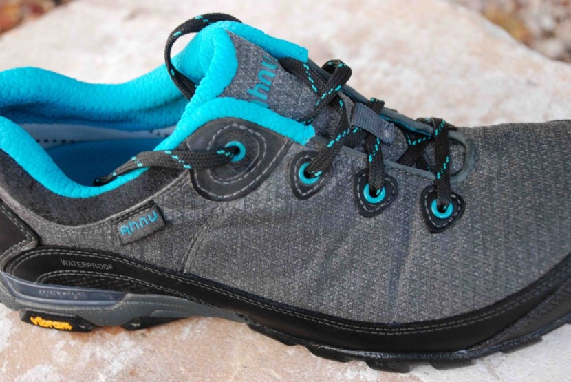 ahnu sugarpine ii wp for women - these shoes got soaked during our bucket test. the "waterproof"...
