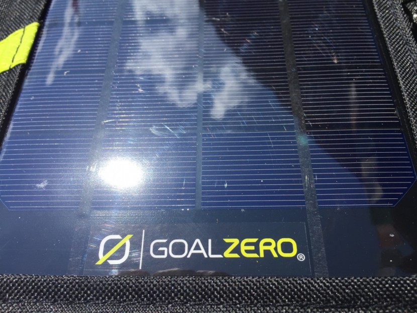 goal zero nomad 7 - this shiny surface is mostly waterproof and quite durable. it also...
