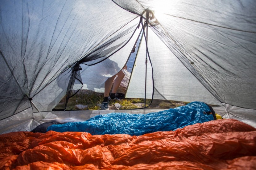 tarptent stratospire li - this tent isn't massive, but it will comfortably accommodate two, or...