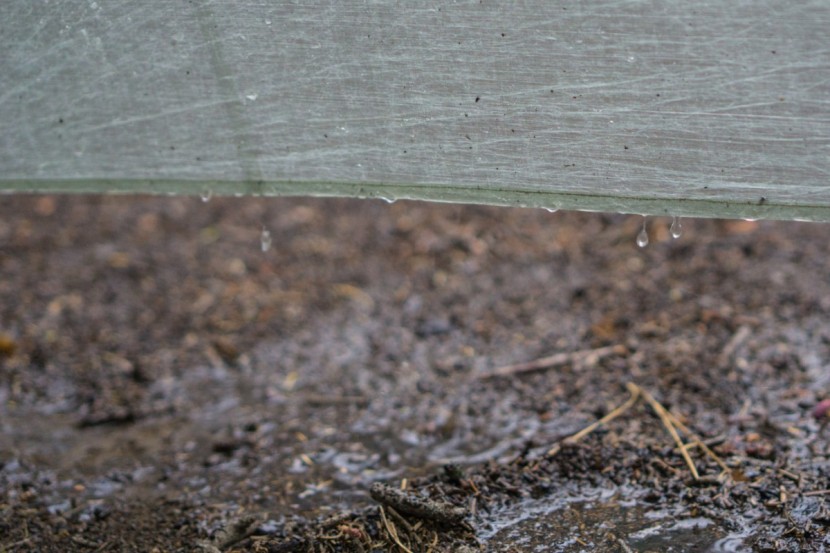 tarptent stratospire li - dyneema is completely waterproof and won't absorb water or stretch...