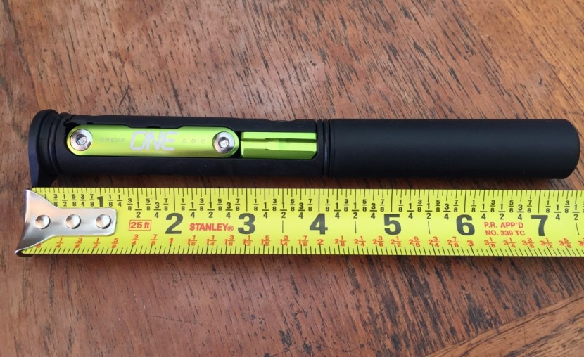 the edc is 7.5 inches long, but that's fine since you don't have to...