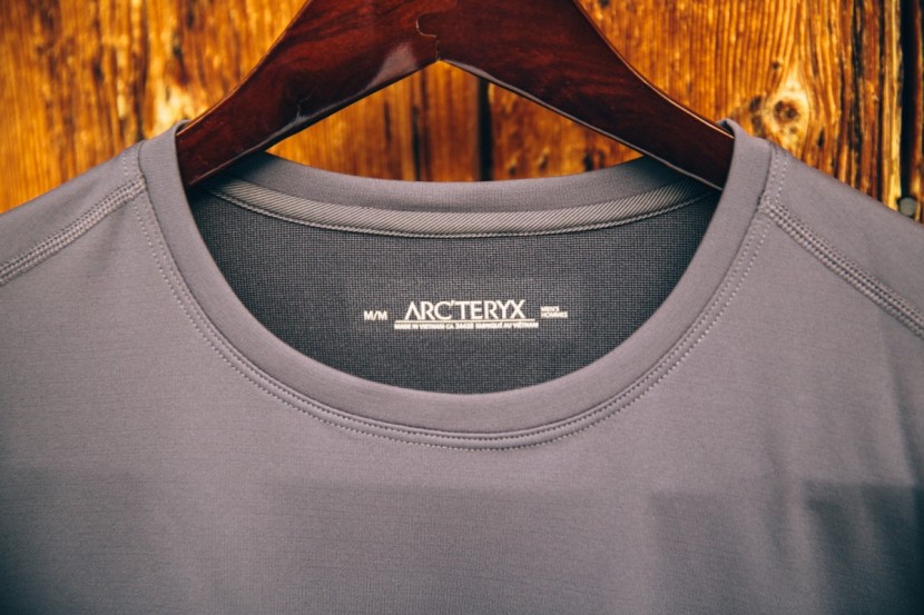 arc'teryx phase ar crew ls - the low profile neck is one of the many ways that this piece is...