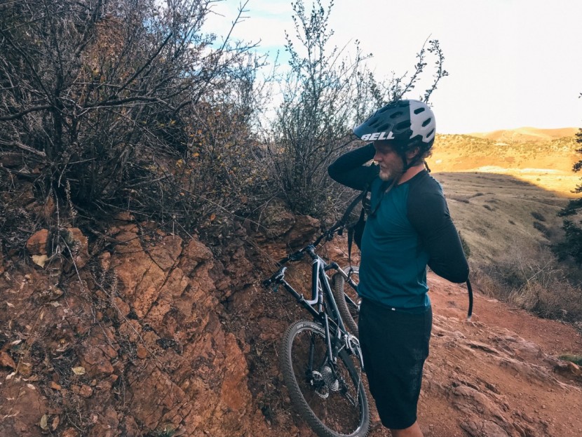 rei co-op merino midweight - a good visual of the tight arms and loose torso. if you're not...