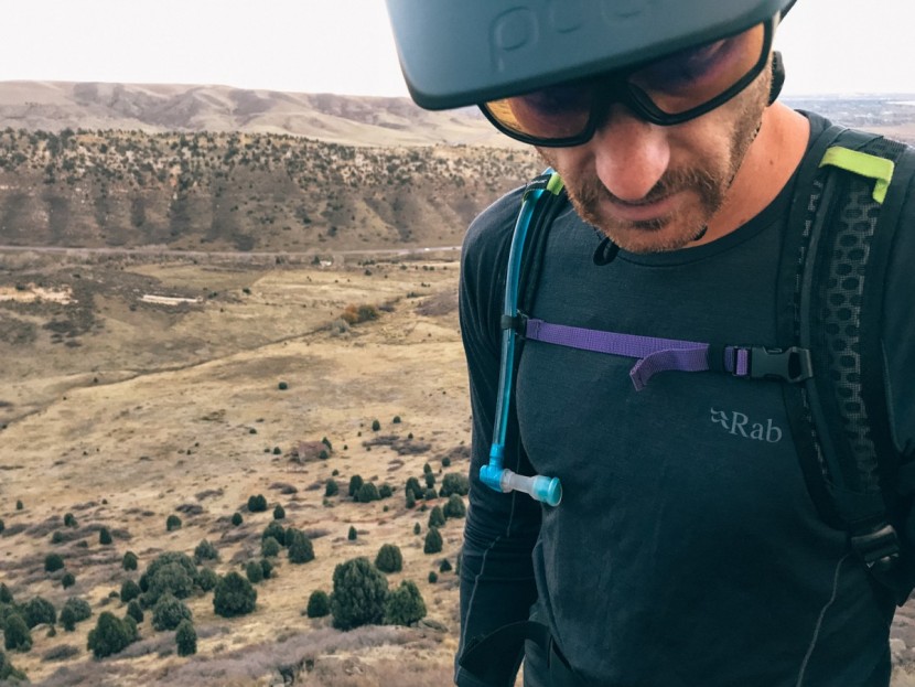 rab merino+ 120 crew - this lightweight and extremely breathable top excels at...