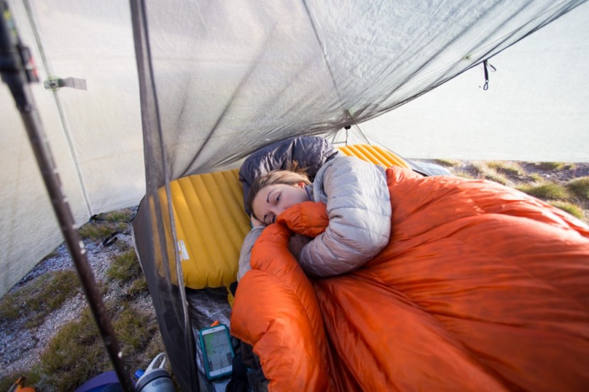 tarptent stratospire li - this design keeps the trekking pole supports out of your sleeping...