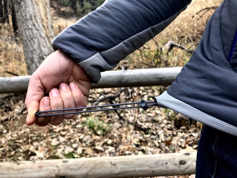 the north face ventrix hoody for women - the hem cinch cords aid in locking in warmth on a cold day.