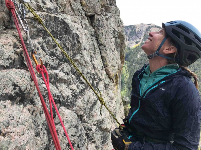 patagonia r1 hoody for women - this is our favorite layer to wear while climbing on cool days, and...