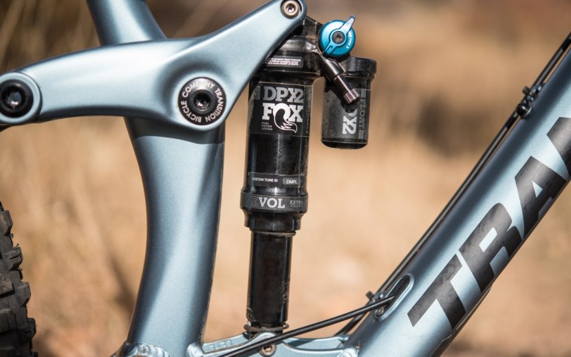 the float dpx2 rear shock was an impressive specification for a bike...