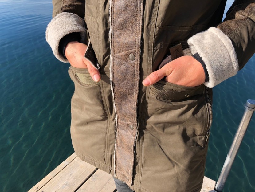 kuhl arktik for women - besides having lovely nylon cuffs in the sleeves, the trim of the...