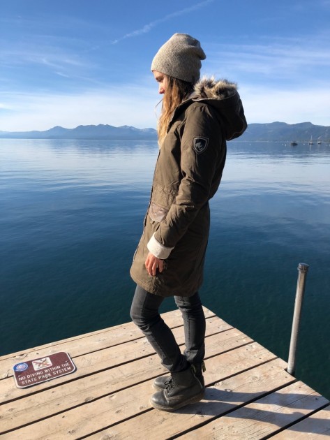 from all sides this jacket is flattering.