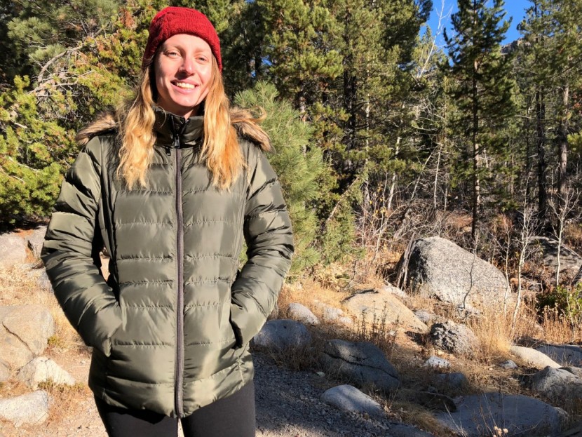 the north face gotham jacket ii for women - insulated with a perfect amount of 550 fill down, we had no problem...