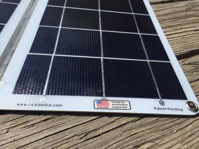 suntactics s-charger 14 - an up-close look at the surface of the suntactics panel.