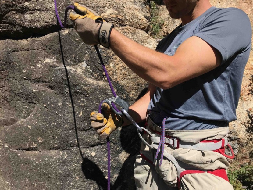 black diamond atc pilot - we felt like we needed to push out with our thumb continuously when...