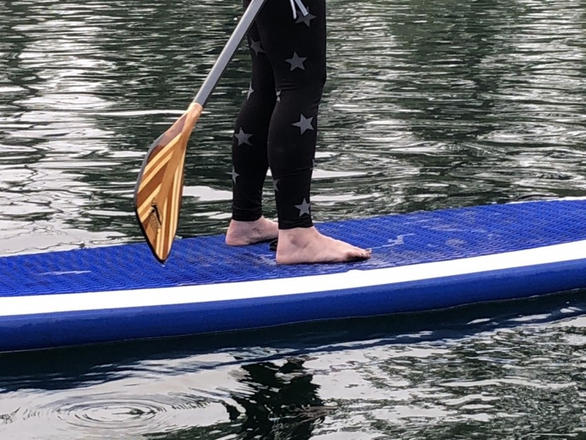 bending branches balance - the balance is comfortable to paddle.