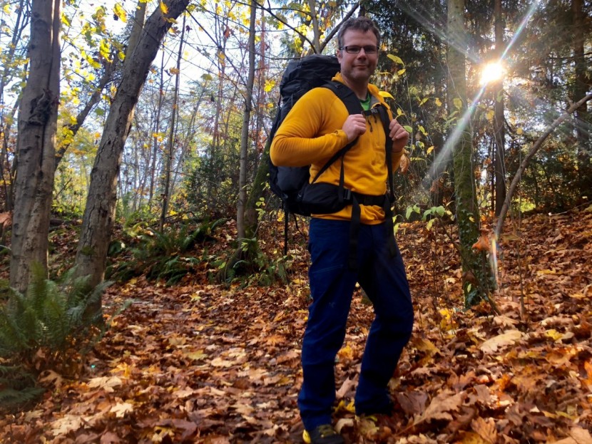 the north face banchee 65 - for a relatively light pack, it has a pretty robust suspension...