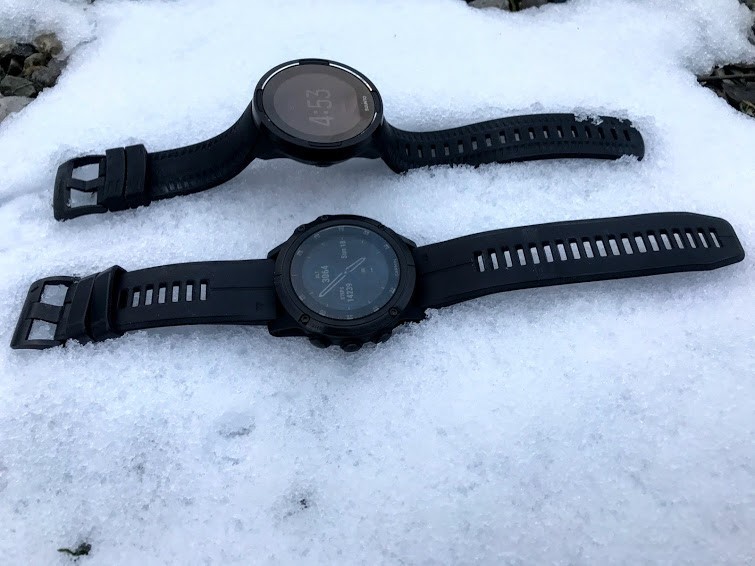 garmin fenix 5x plus sapphire - the wristband of the fenix 5x plus sapphire is on a hinge that gives...