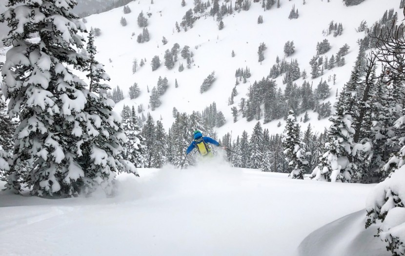 black diamond route 95 - this is literally one of the first turns we logged on the route 95...