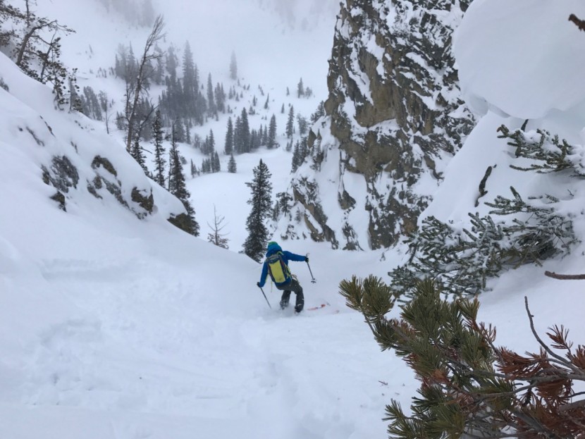 dynafit beast 98 - steep, narrow, on great snow with obstacles. if you want to ski hard...