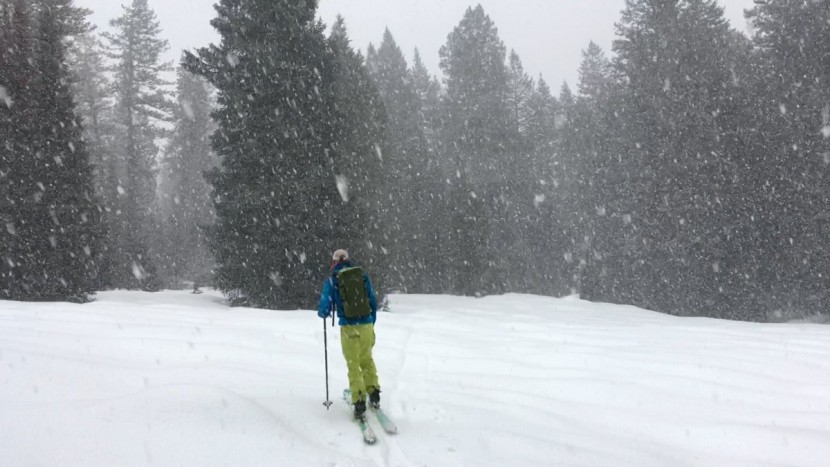 blizzard zero g 95 - lead tester jed porter captured this elaborate selfie on a solo...