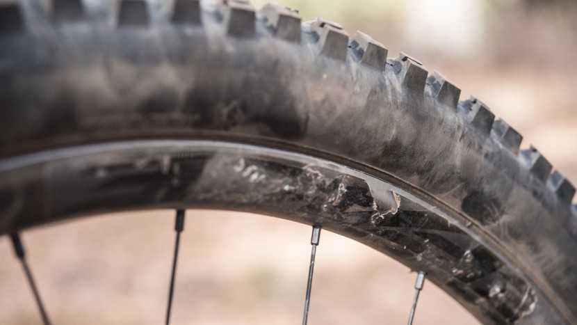 raceface next r31 carbon wheelset - the logo decals on the next r31 rims are the least durable part of...