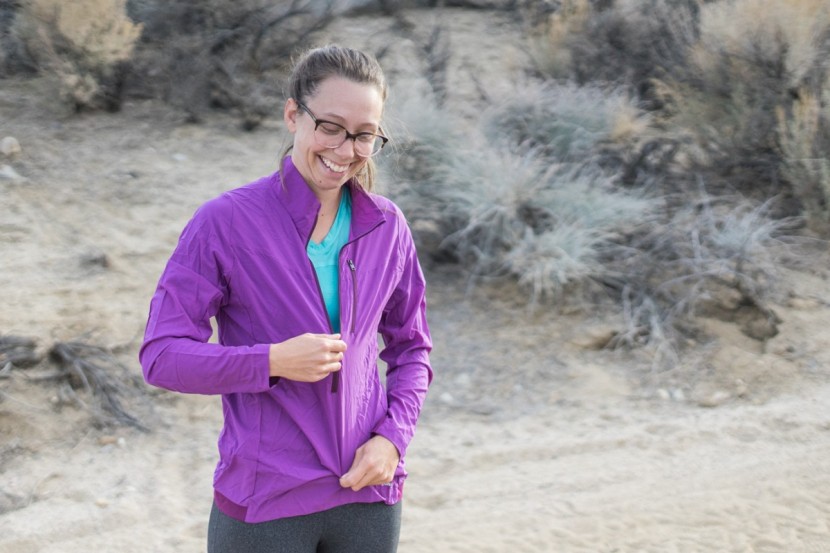 patagonia airshed for women - breathability is fun with this layer!