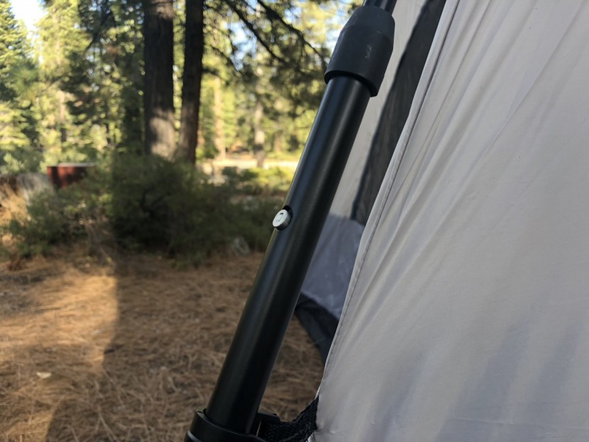 caddis rapid 6 - the pole locks are smooth. they snap into place easily, and snap...