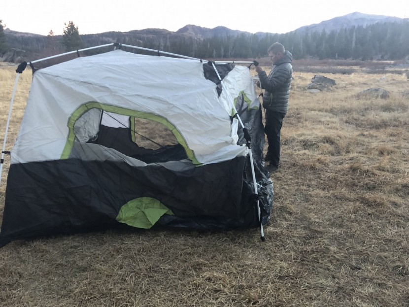 coleman instant tent 6 - the instant tent 6 can be easily set up by one person in under a...