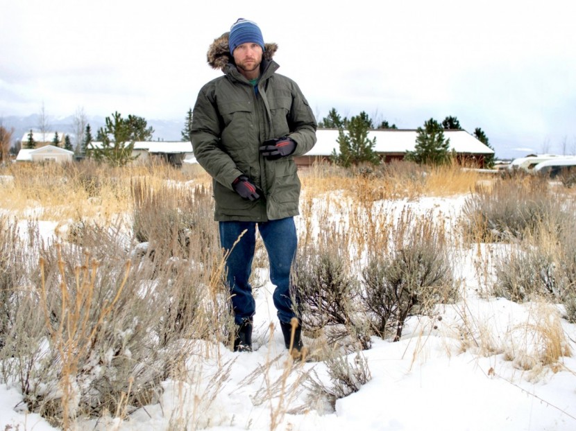 the north face mcmurdo parka iii - early winter in "wydaho" in the mcmurdo jacket from the north face