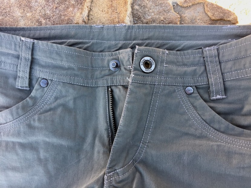 kuhl splash 11" - the metal snap closure for these shorts is either too hard to undo...