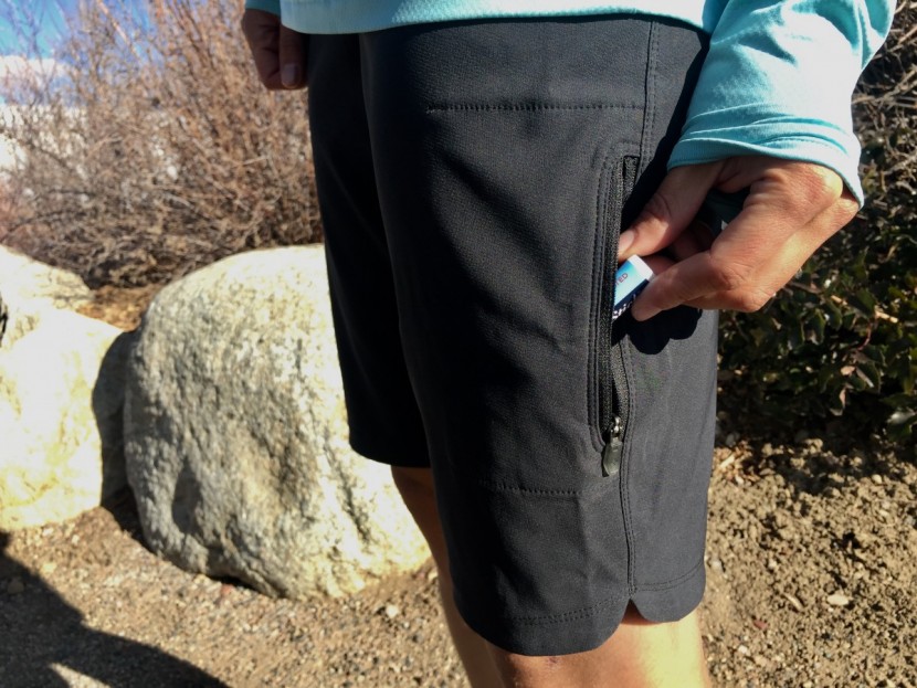 columbia back beauty long sport - the only pocket on these shorts is decently sized.