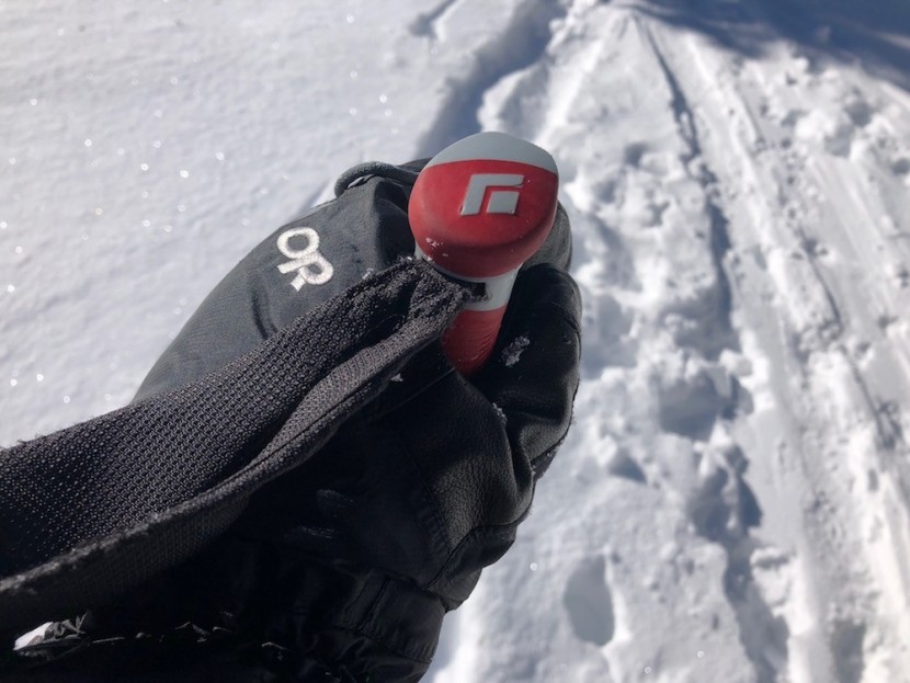 outdoor research alti mitt for women - while the leather palm provides a little more friction to grab your...