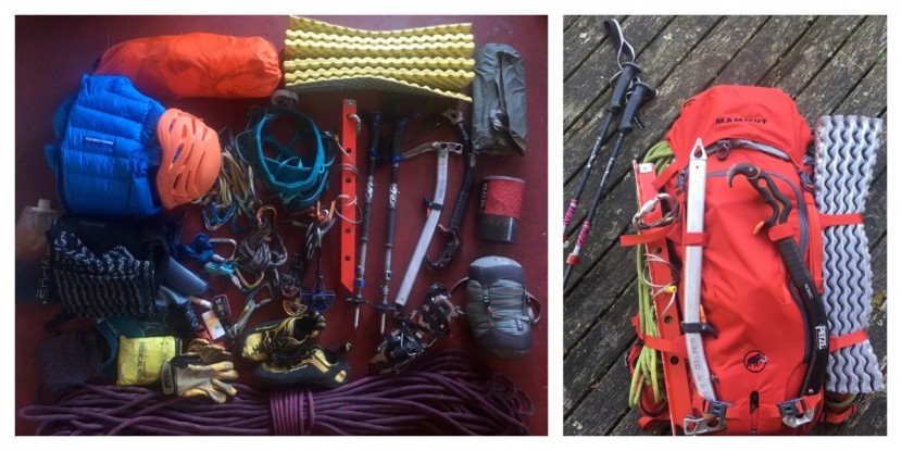 mammut trion pro 50 + 7 - the mammut trion pro 50 + 7 does not hold as much as other 50l packs...