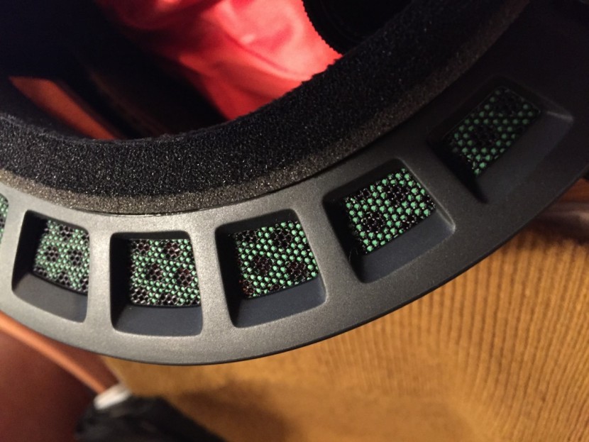 giro blok - giro has a unique style of ventilation on the blok, with fabric mesh...