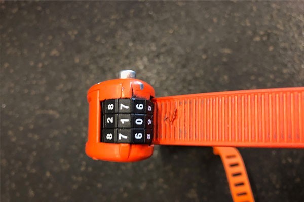 otto designworks ottolock cinch - the perks of a combination lock include the inability to lose or...