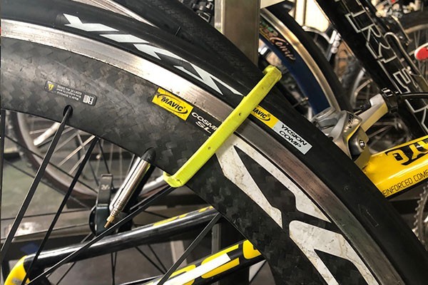 hiplok z lok - it's a bit of a stretch to get around larger tires like these cosmo...