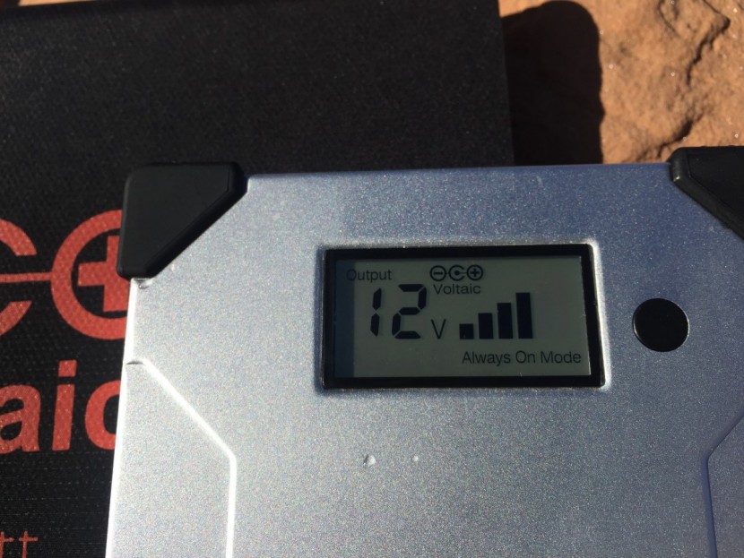 voltaic systems arc 20w - the "always on mode" was a lifesaving feature for charging our laptop.