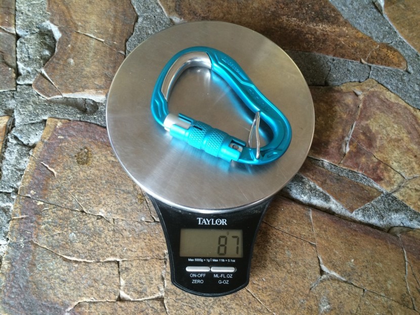 edelrid hms bulletproof triple fg - at 87g, you certainly pay a price in weight for the awesome features...